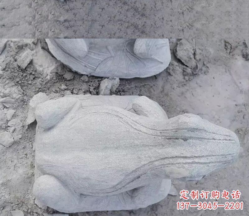 仙桃石雕青蛙雕塑