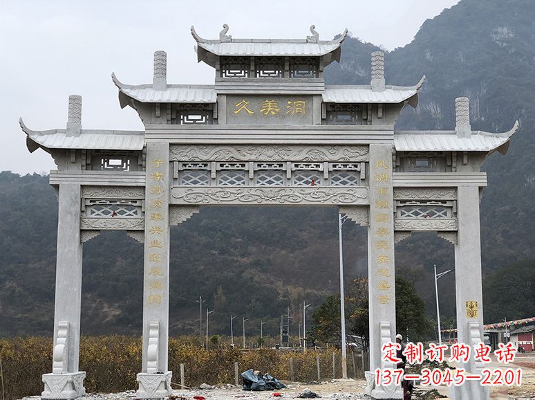 仙桃石牌坊 石雕