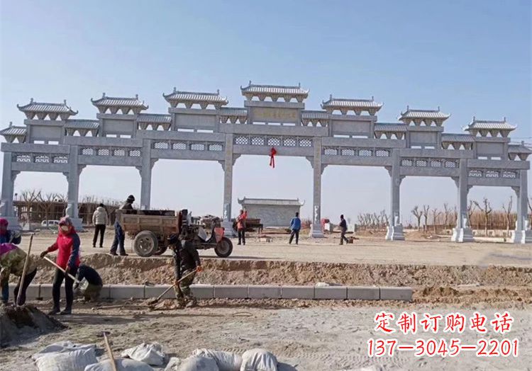 仙桃石牌坊九楼
