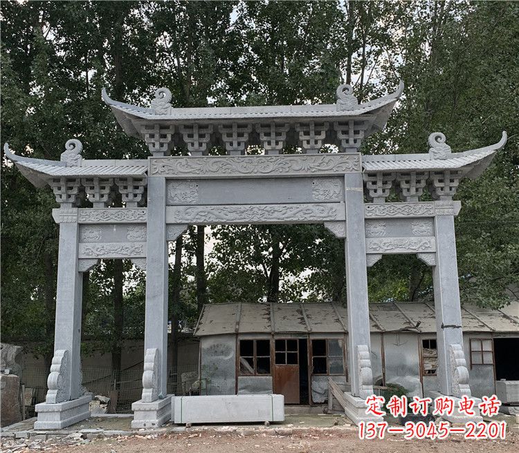 仙桃石牌坊石雕牌坊