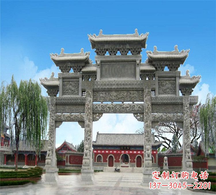 仙桃石牌坊效果图