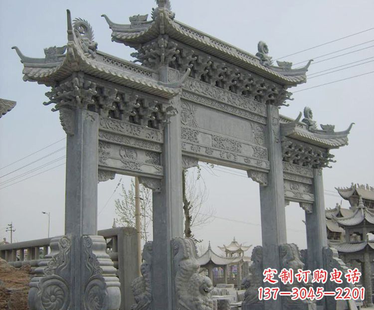 仙桃石牌坊与石牌楼