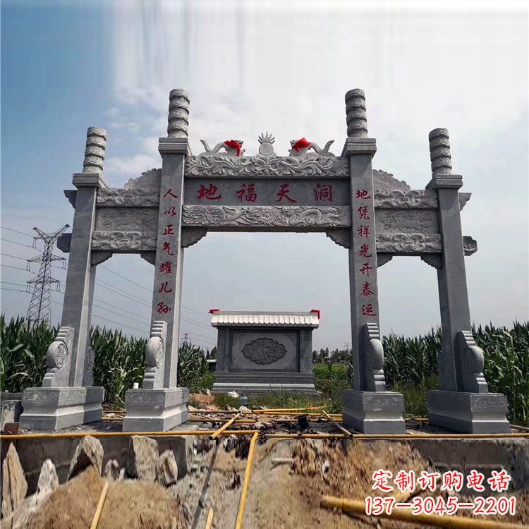 仙桃石牌楼石雕