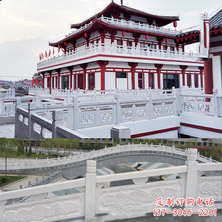 仙桃寺院石栏板