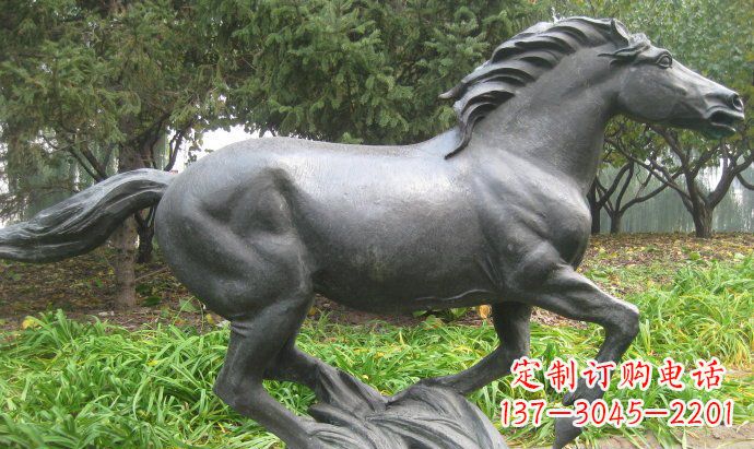 仙桃铜雕奔马公园动物雕塑
