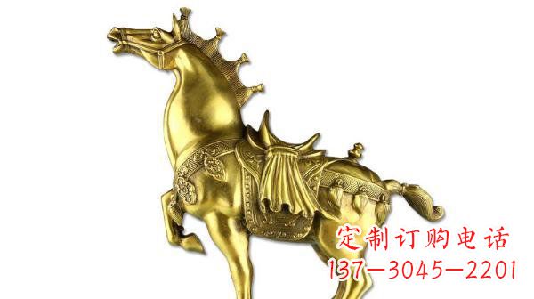 仙桃铜雕马公园动物雕塑