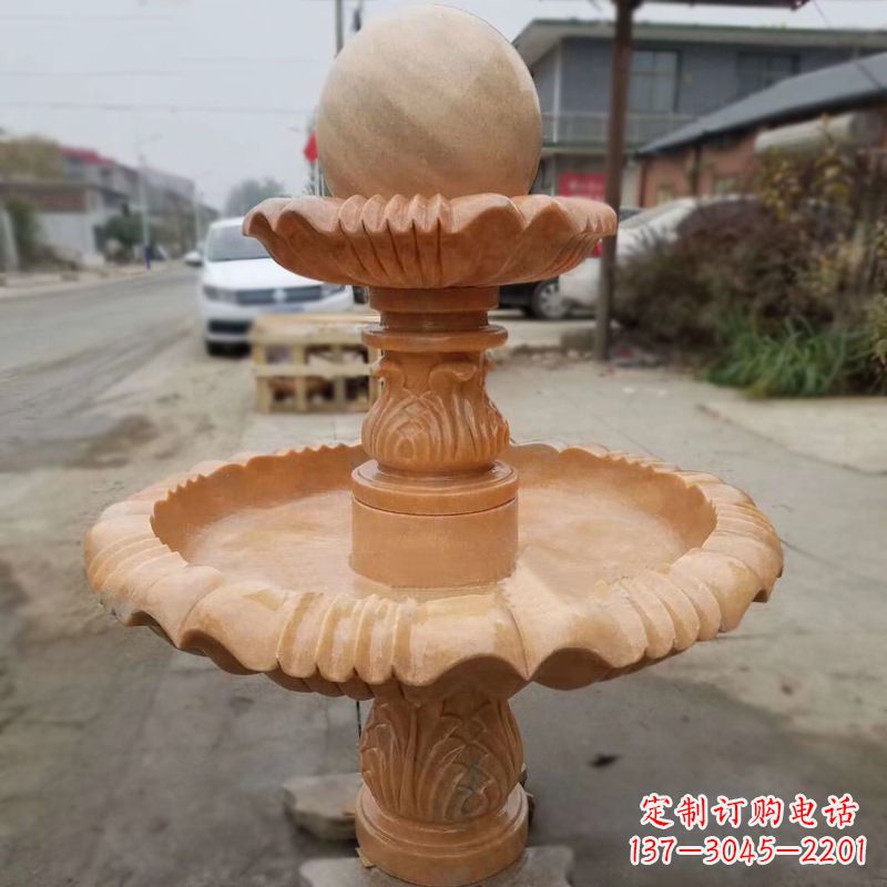 仙桃晚霞红风水球
