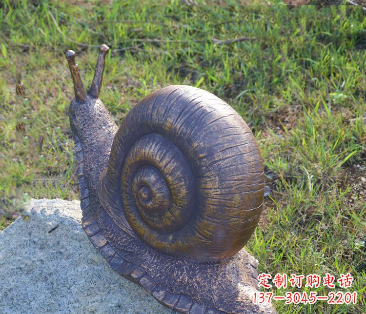 仙桃蜗牛铜雕