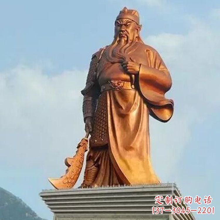仙桃武圣关公雕像