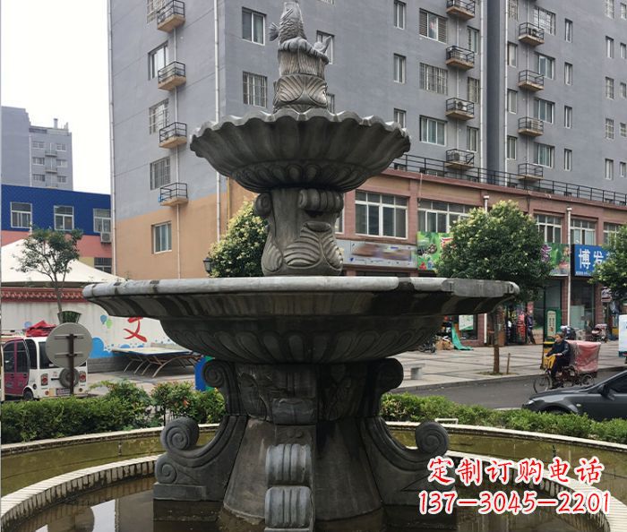 仙桃小区景观仿古喷泉石雕