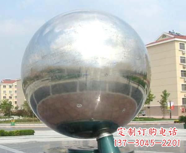仙桃校园不锈钢抽象地球仪雕塑