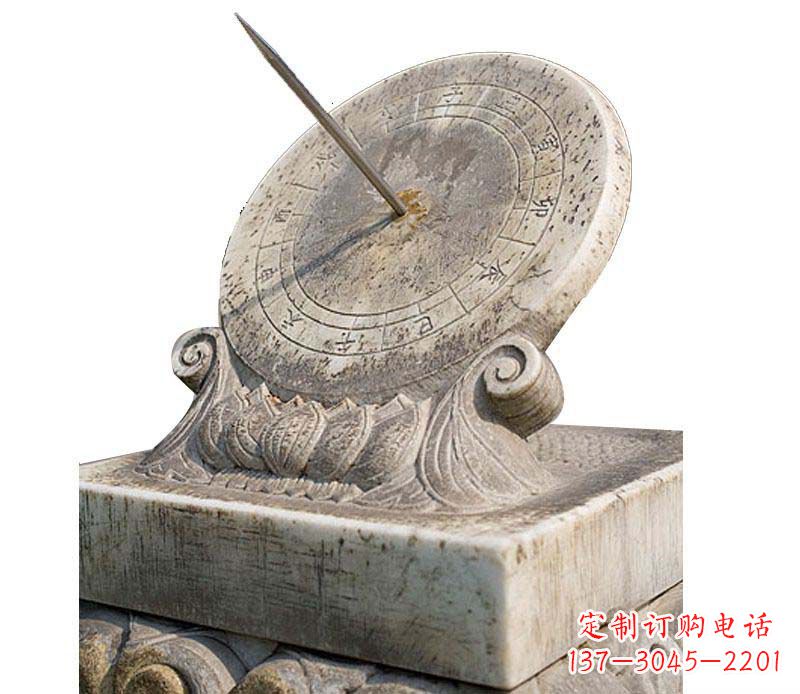 仙桃校园大理石日晷景观石雕