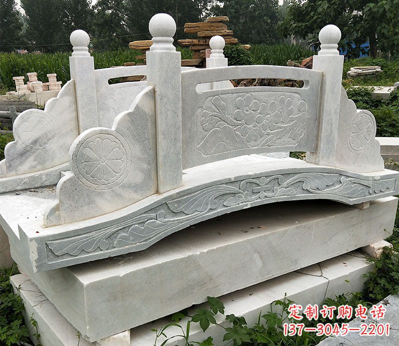 仙桃园林仿古石拱桥景观石雕