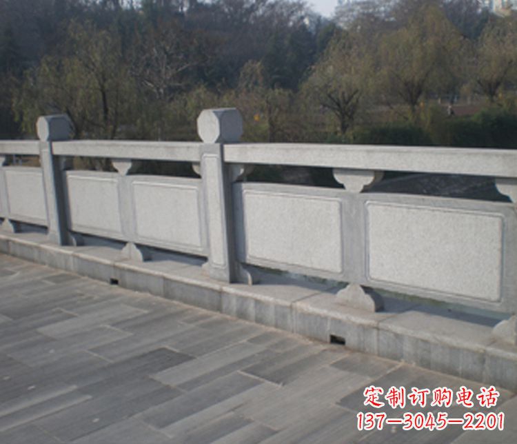 仙桃园林仿古石栏板景观石雕 (7)