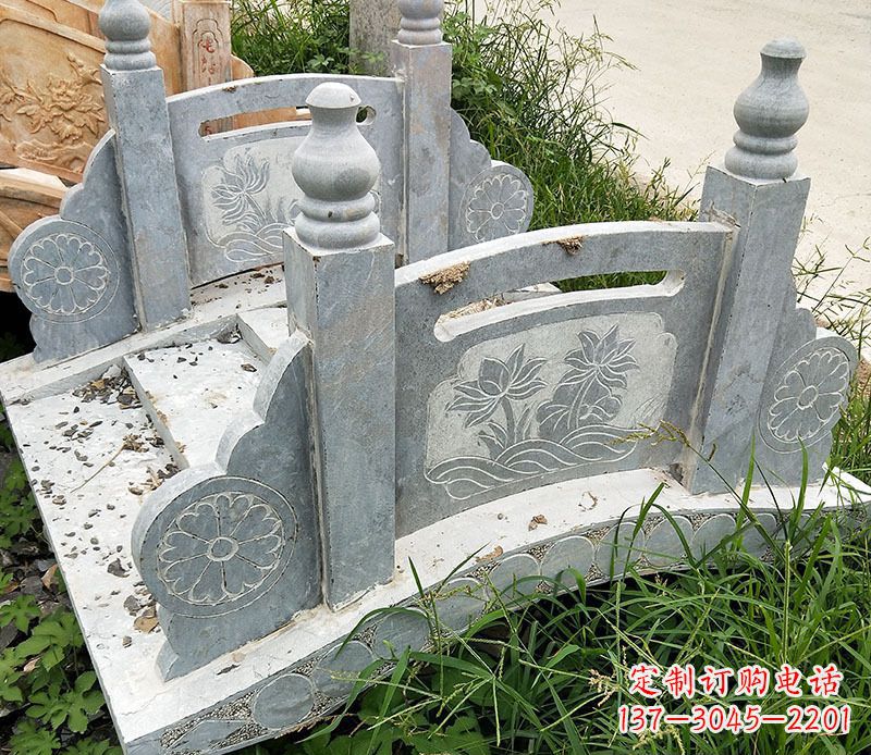 仙桃园林仿古石栏板景观石雕_1 (2)