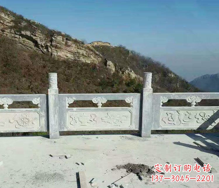 仙桃园林仿古石栏板景观石雕_2 (3)