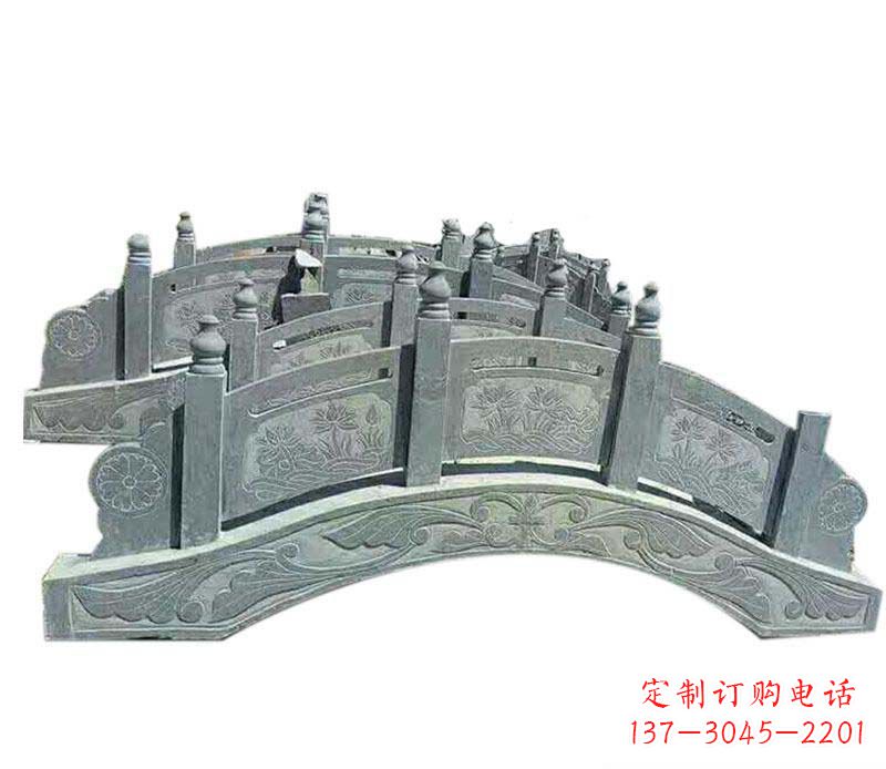 仙桃园林仿古石栏板景观石雕_2