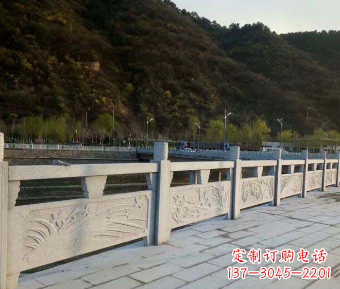 仙桃园林景观大理石浮雕栏板