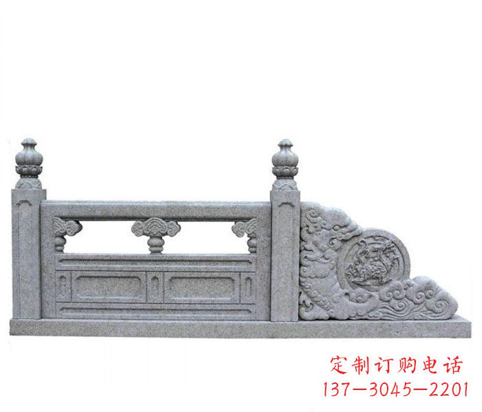 仙桃园林景观大理石栏板雕塑 (2)