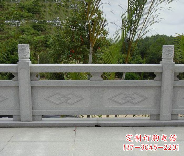 仙桃园林景观大理石栏板雕塑 (3)