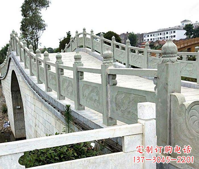 仙桃园林景观大理石栏板石雕 (3)