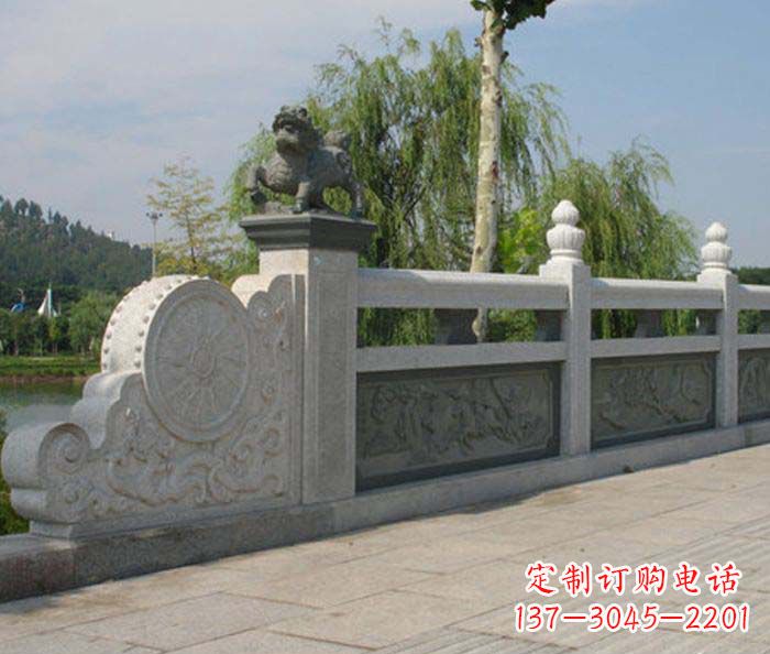 仙桃园林景观大理石栏板雕塑