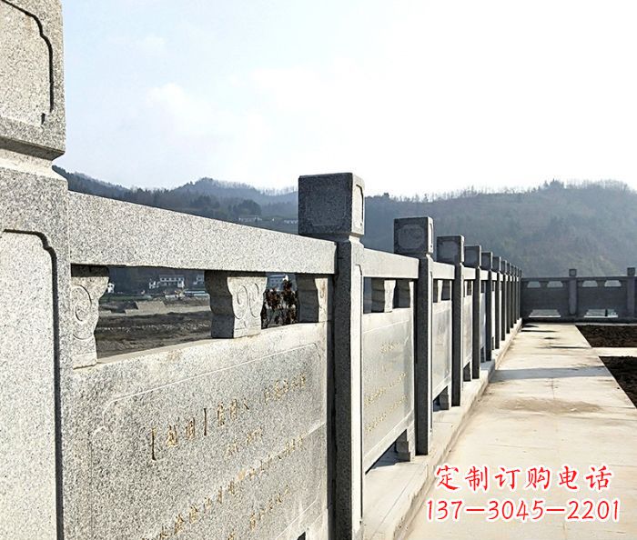仙桃园林景观大理石栏板石雕 (14)