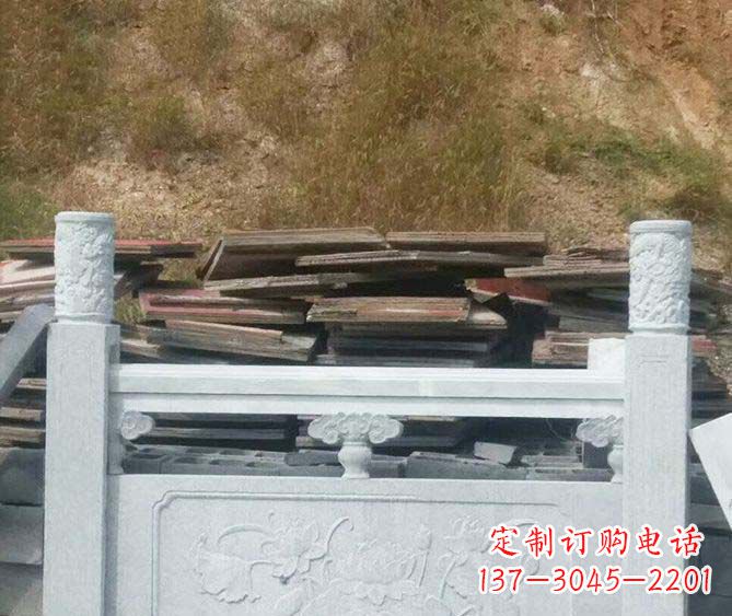 仙桃园林景观大理石栏板石雕