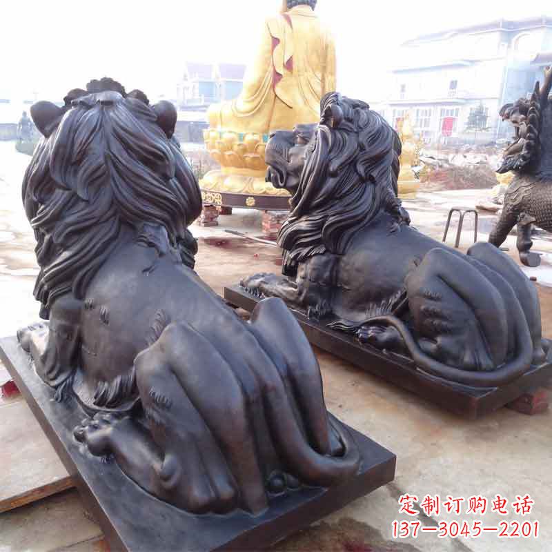仙桃铸铜汇丰狮子